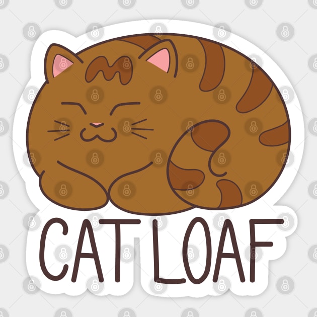 Cat Loaf Sticker by shegotskeels